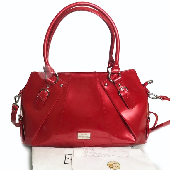 BEIJO Bag Susan Handley XL Tote Shoulder Crossbody Red Limited Edition + Dustbag - Picture 1 of 10